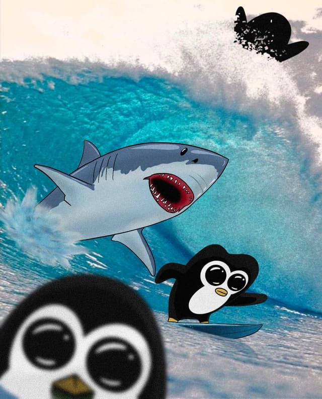 GWEN penguin pose